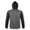 Promotional SOLS Silver Unisex Zipped Sweatshirts Back